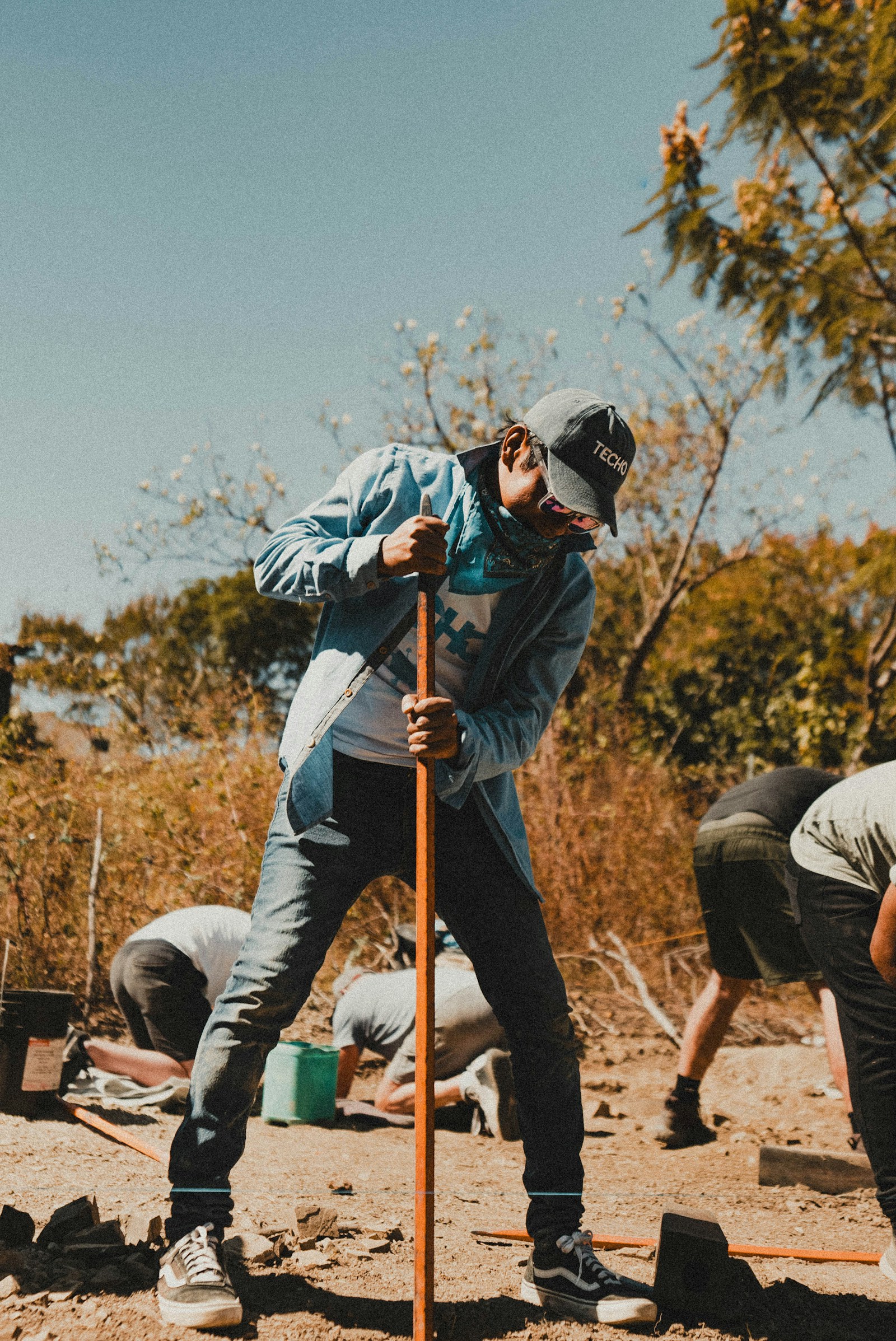 Volunteers supporting their community